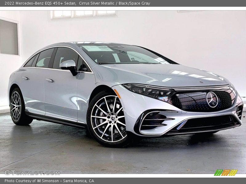 Front 3/4 View of 2022 EQS 450+ Sedan