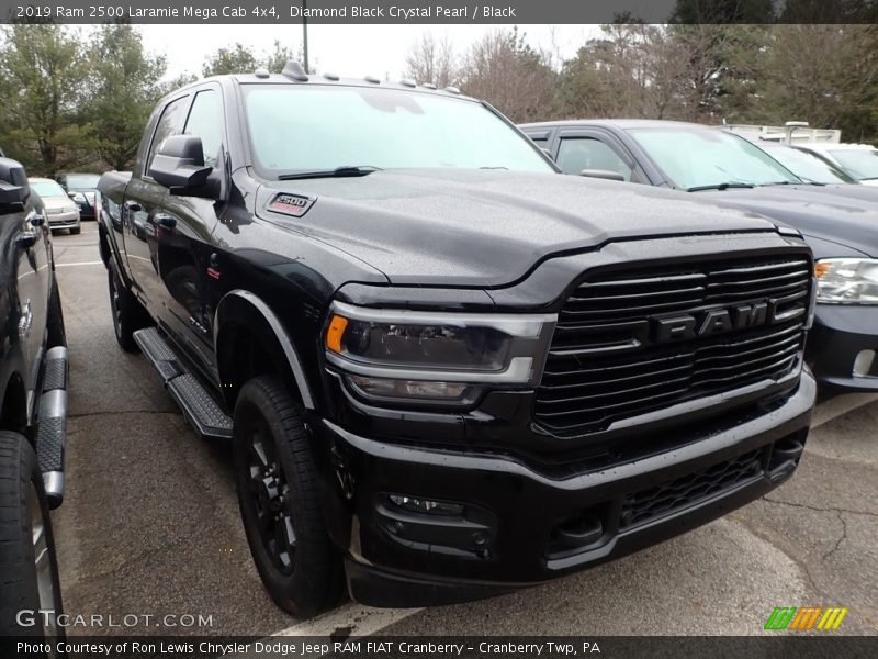 Diamond Black Crystal Pearl / Black 2019 Ram 2500 Laramie Mega Cab 4x4