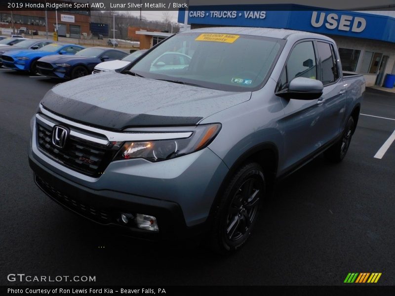 Lunar Silver Metallic / Black 2019 Honda Ridgeline Sport AWD