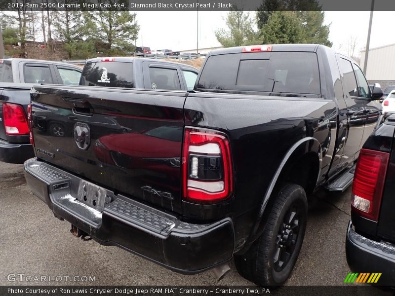Diamond Black Crystal Pearl / Black 2019 Ram 2500 Laramie Mega Cab 4x4
