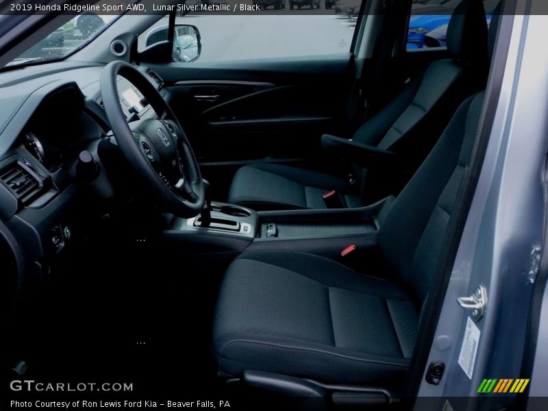 Lunar Silver Metallic / Black 2019 Honda Ridgeline Sport AWD