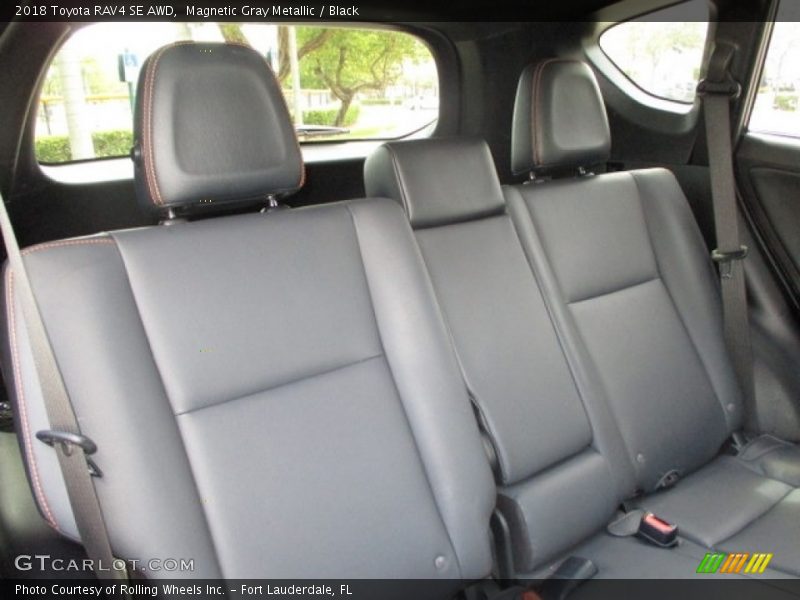 Magnetic Gray Metallic / Black 2018 Toyota RAV4 SE AWD