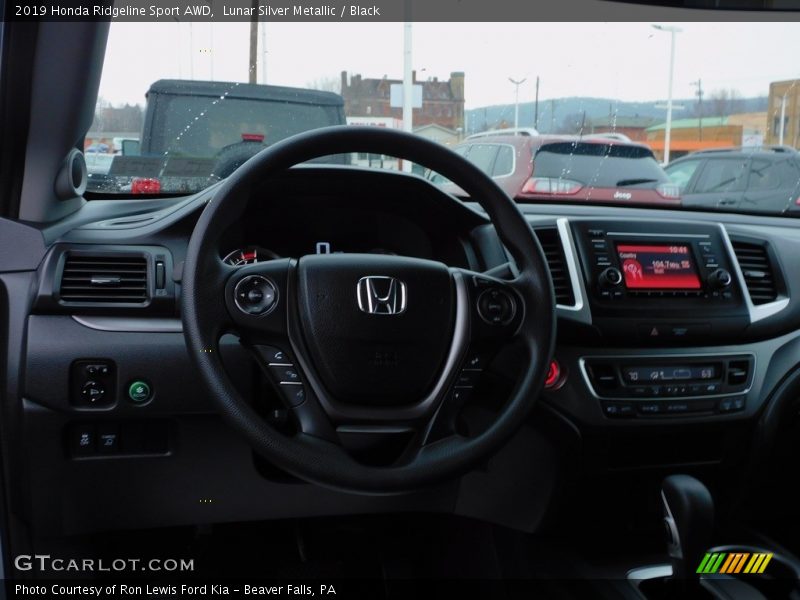 Lunar Silver Metallic / Black 2019 Honda Ridgeline Sport AWD