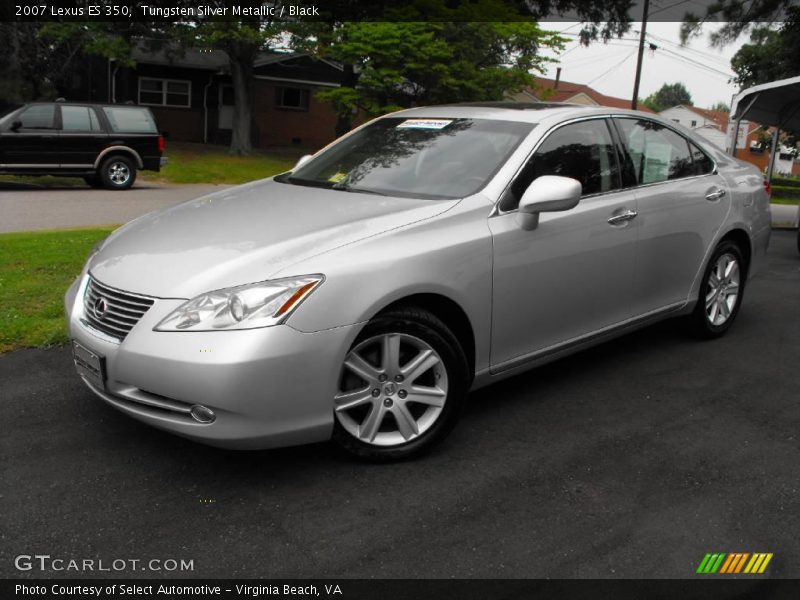 Tungsten Silver Metallic / Black 2007 Lexus ES 350