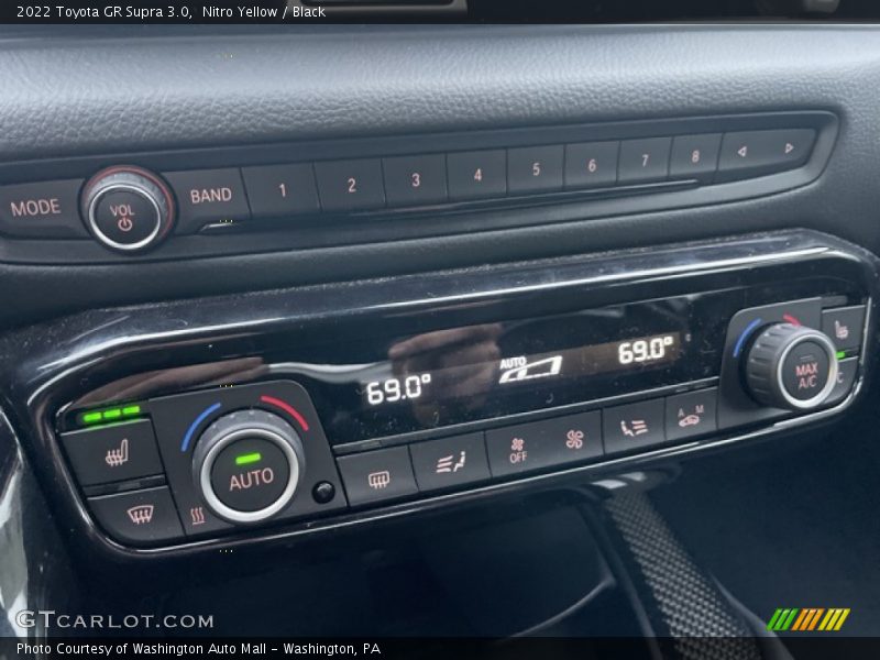 Controls of 2022 GR Supra 3.0