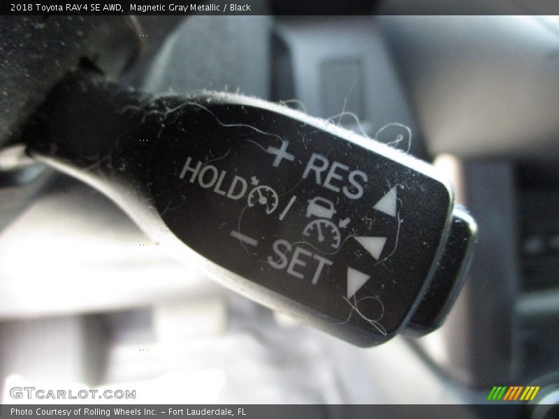 Magnetic Gray Metallic / Black 2018 Toyota RAV4 SE AWD