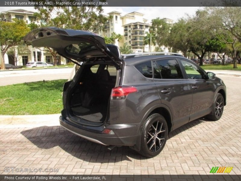 Magnetic Gray Metallic / Black 2018 Toyota RAV4 SE AWD