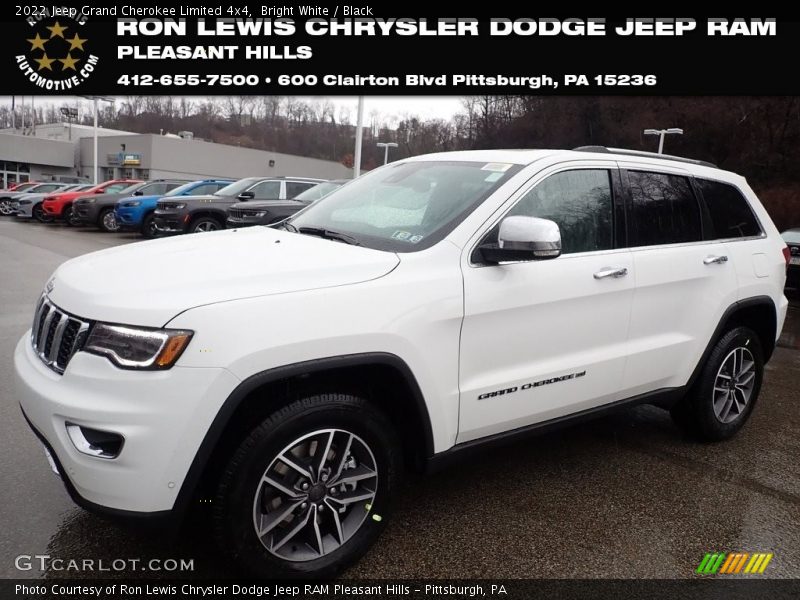 Bright White / Black 2022 Jeep Grand Cherokee Limited 4x4