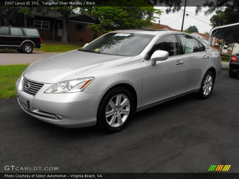 Tungsten Silver Metallic / Black 2007 Lexus ES 350