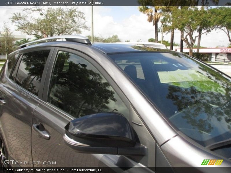 Magnetic Gray Metallic / Black 2018 Toyota RAV4 SE AWD