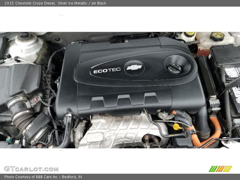 Silver Ice Metallic / Jet Black 2015 Chevrolet Cruze Diesel