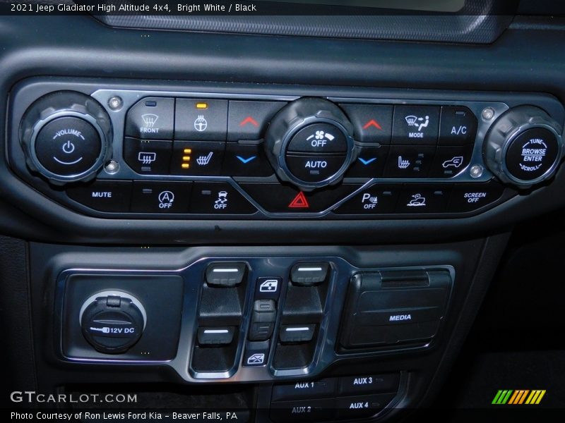 Bright White / Black 2021 Jeep Gladiator High Altitude 4x4