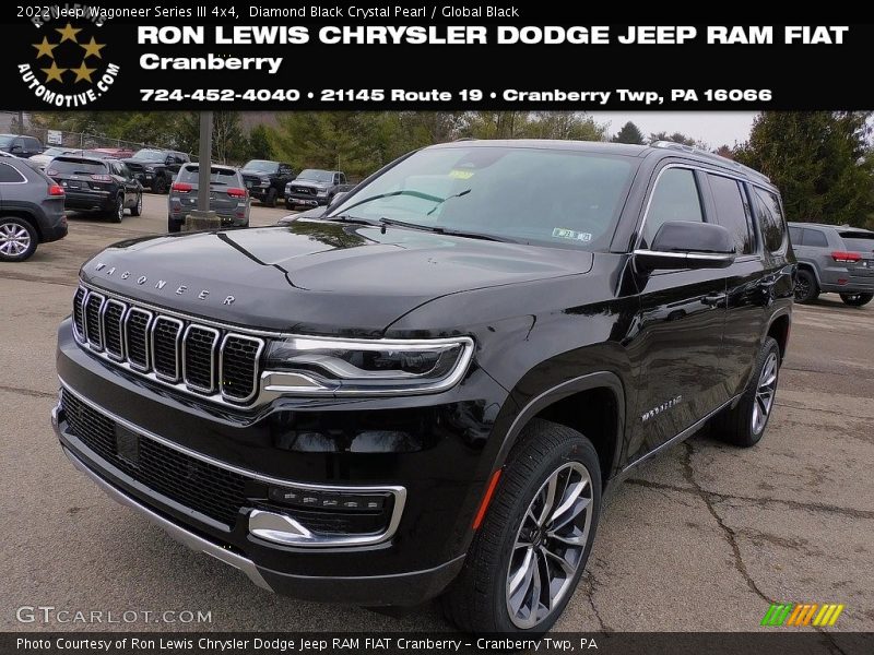 Diamond Black Crystal Pearl / Global Black 2022 Jeep Wagoneer Series III 4x4