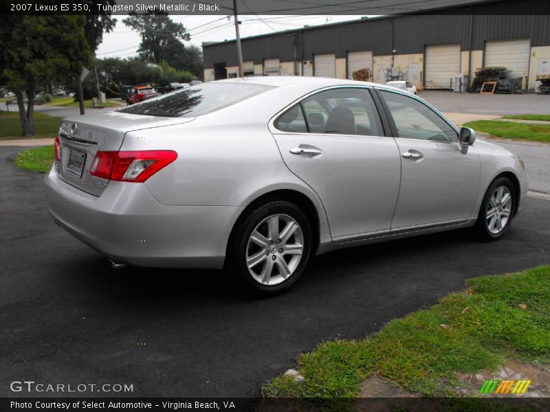 Tungsten Silver Metallic / Black 2007 Lexus ES 350