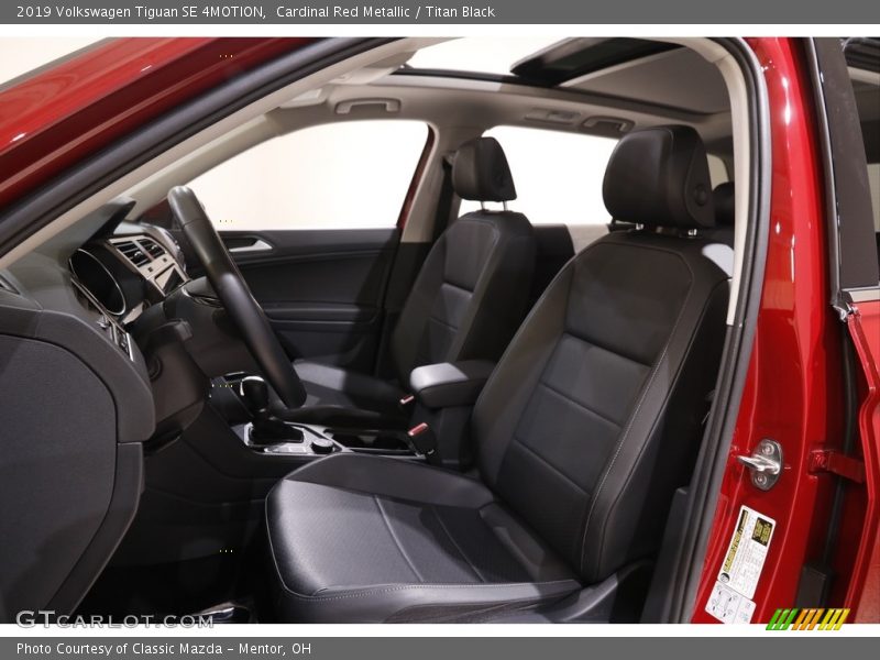 Cardinal Red Metallic / Titan Black 2019 Volkswagen Tiguan SE 4MOTION