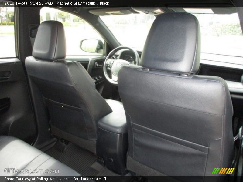 Magnetic Gray Metallic / Black 2018 Toyota RAV4 SE AWD