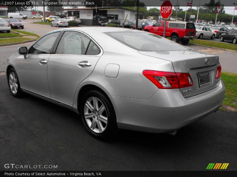 Tungsten Silver Metallic / Black 2007 Lexus ES 350