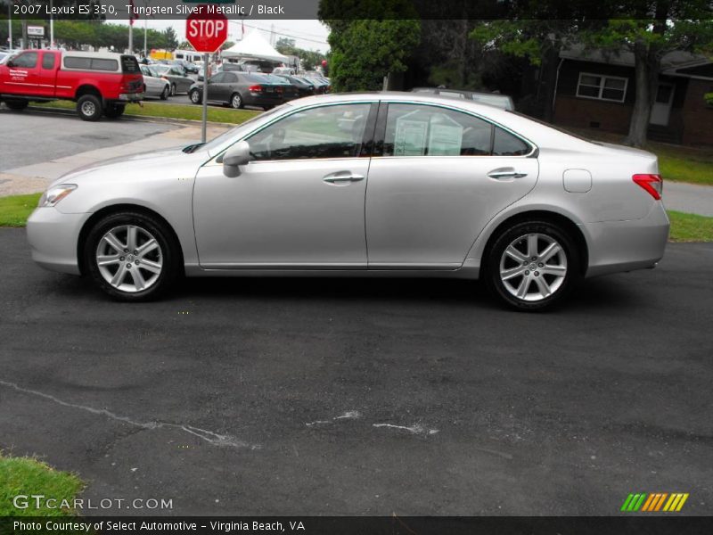 Tungsten Silver Metallic / Black 2007 Lexus ES 350