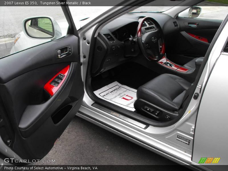 Tungsten Silver Metallic / Black 2007 Lexus ES 350