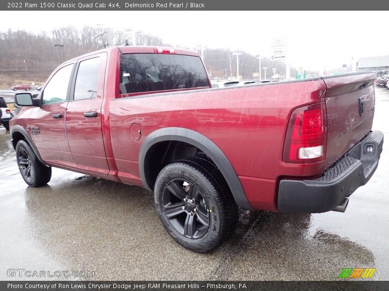 Delmonico Red Pearl / Black 2022 Ram 1500 Classic Quad Cab 4x4