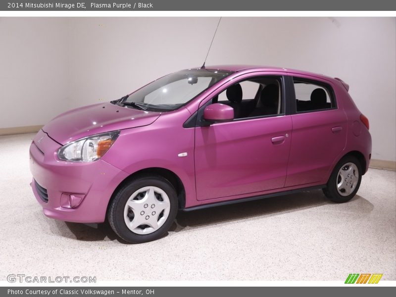 Plasma Purple / Black 2014 Mitsubishi Mirage DE