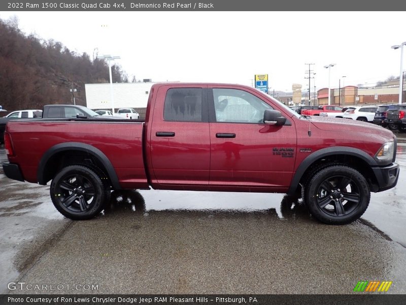 Delmonico Red Pearl / Black 2022 Ram 1500 Classic Quad Cab 4x4