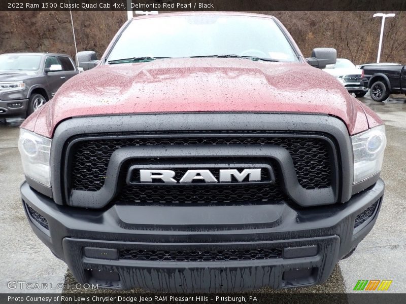 Delmonico Red Pearl / Black 2022 Ram 1500 Classic Quad Cab 4x4
