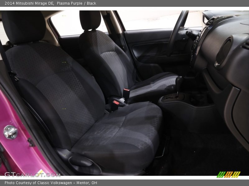 Front Seat of 2014 Mirage DE