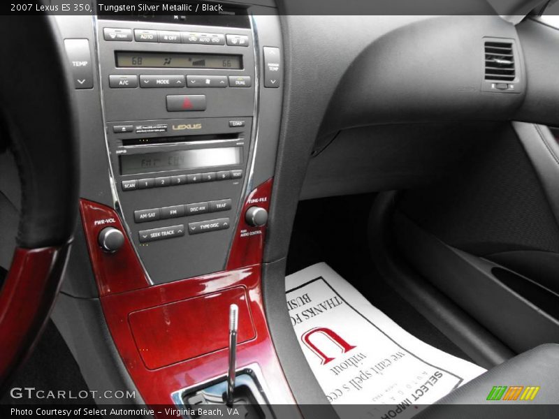 Tungsten Silver Metallic / Black 2007 Lexus ES 350