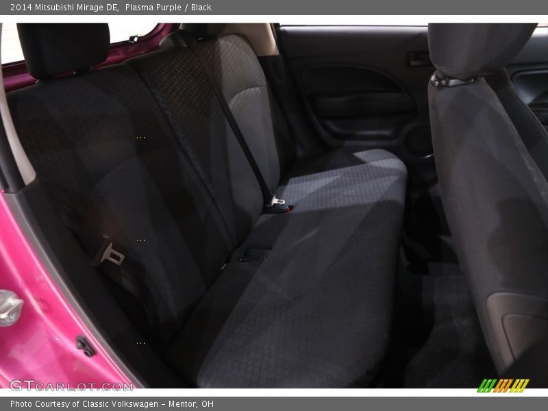 Rear Seat of 2014 Mirage DE