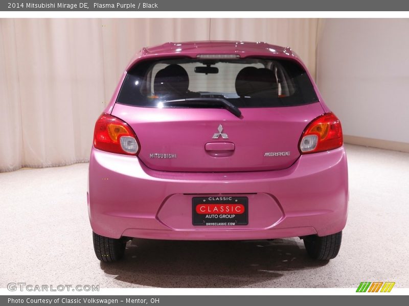 Plasma Purple / Black 2014 Mitsubishi Mirage DE