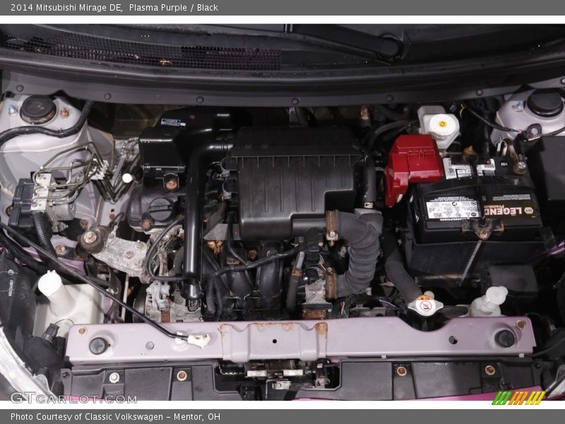  2014 Mirage DE Engine - 1.2 Liter DOHC 12-Valve MIVEC 3 Cylinder