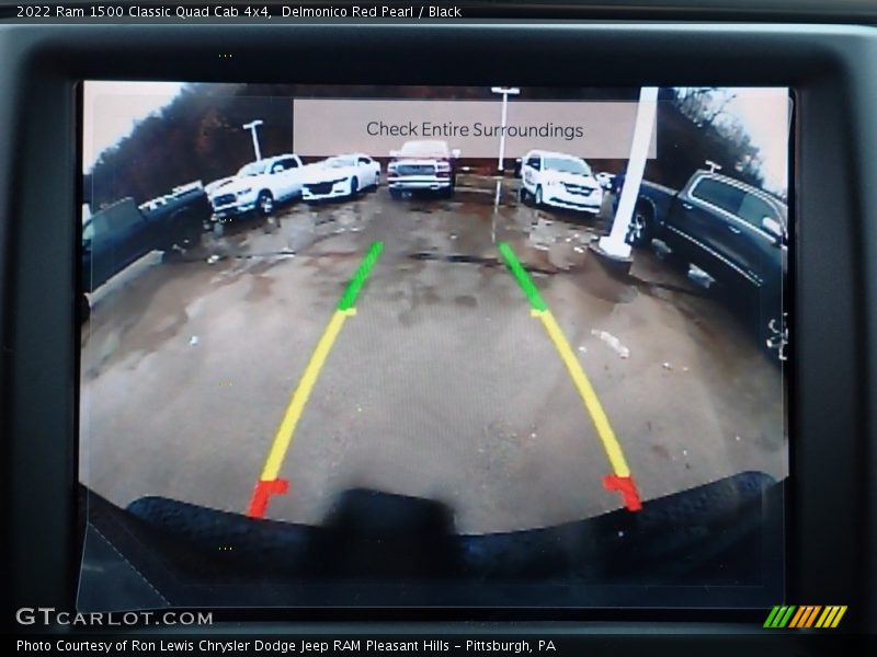 Delmonico Red Pearl / Black 2022 Ram 1500 Classic Quad Cab 4x4