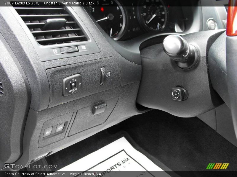 Tungsten Silver Metallic / Black 2007 Lexus ES 350