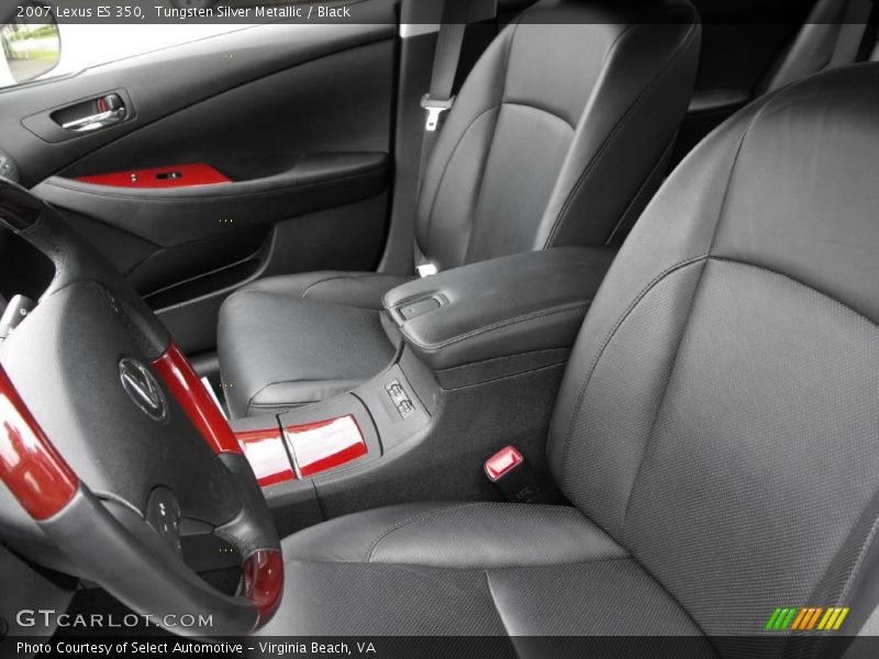 Tungsten Silver Metallic / Black 2007 Lexus ES 350