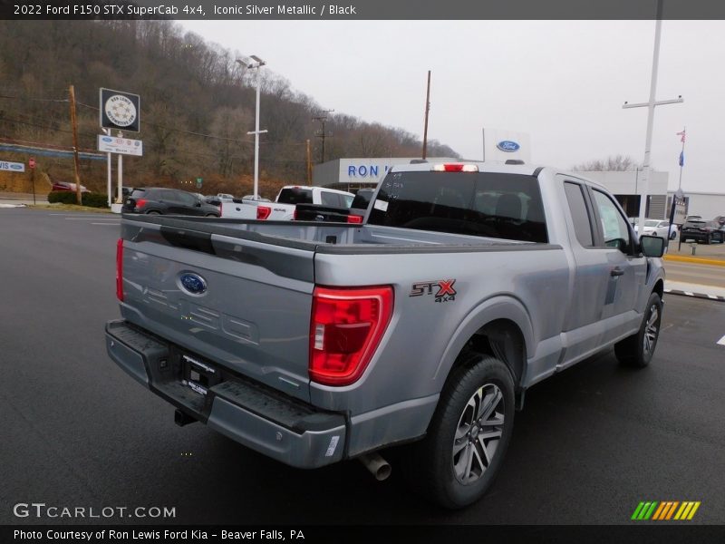 Iconic Silver Metallic / Black 2022 Ford F150 STX SuperCab 4x4