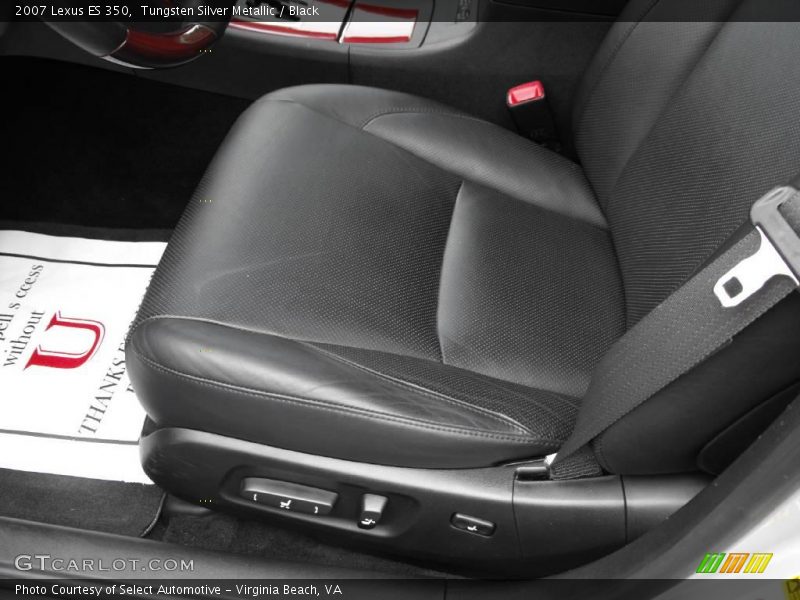Tungsten Silver Metallic / Black 2007 Lexus ES 350