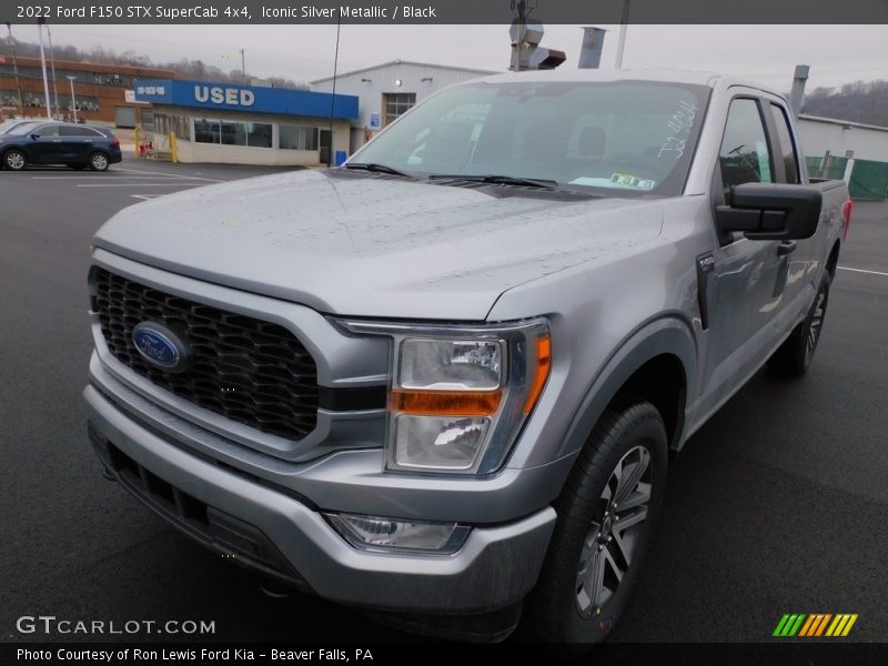 Iconic Silver Metallic / Black 2022 Ford F150 STX SuperCab 4x4