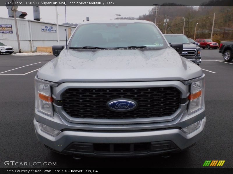 Iconic Silver Metallic / Black 2022 Ford F150 STX SuperCab 4x4