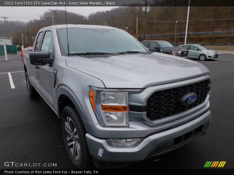 Iconic Silver Metallic / Black 2022 Ford F150 STX SuperCab 4x4