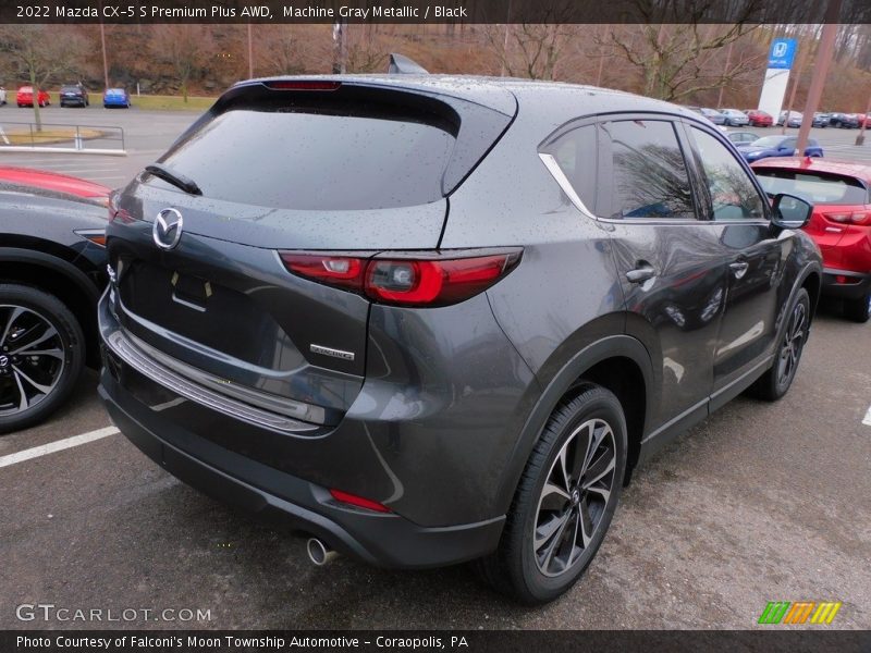 Machine Gray Metallic / Black 2022 Mazda CX-5 S Premium Plus AWD