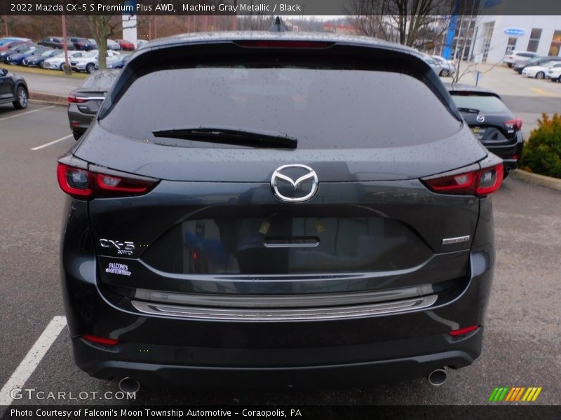 Machine Gray Metallic / Black 2022 Mazda CX-5 S Premium Plus AWD