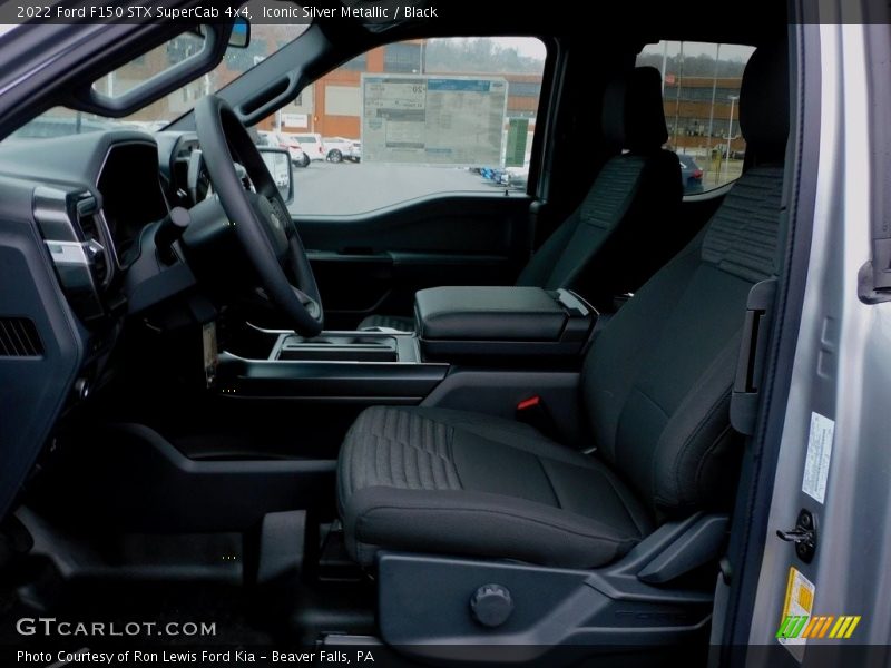 Iconic Silver Metallic / Black 2022 Ford F150 STX SuperCab 4x4