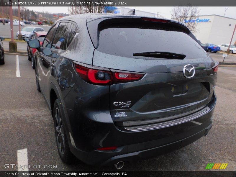 Machine Gray Metallic / Black 2022 Mazda CX-5 S Premium Plus AWD