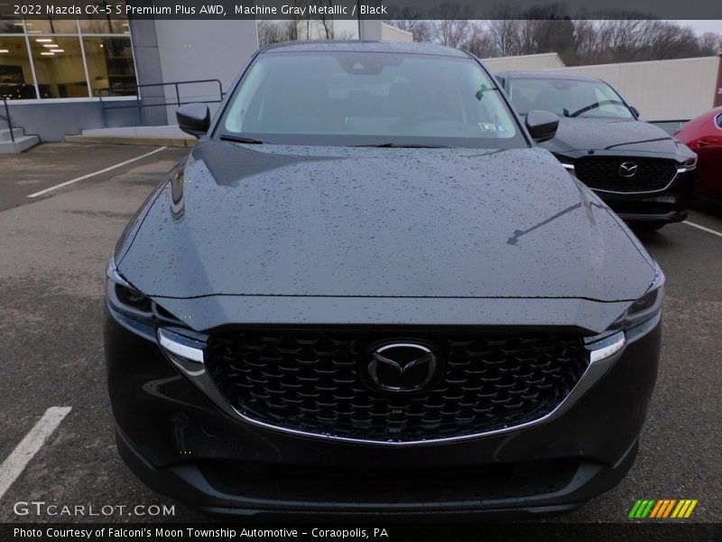 Machine Gray Metallic / Black 2022 Mazda CX-5 S Premium Plus AWD