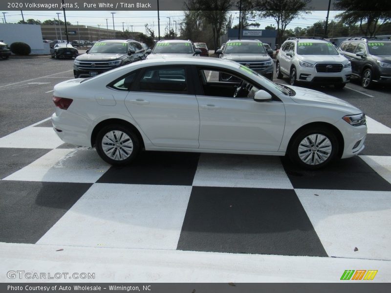 Pure White / Titan Black 2020 Volkswagen Jetta S