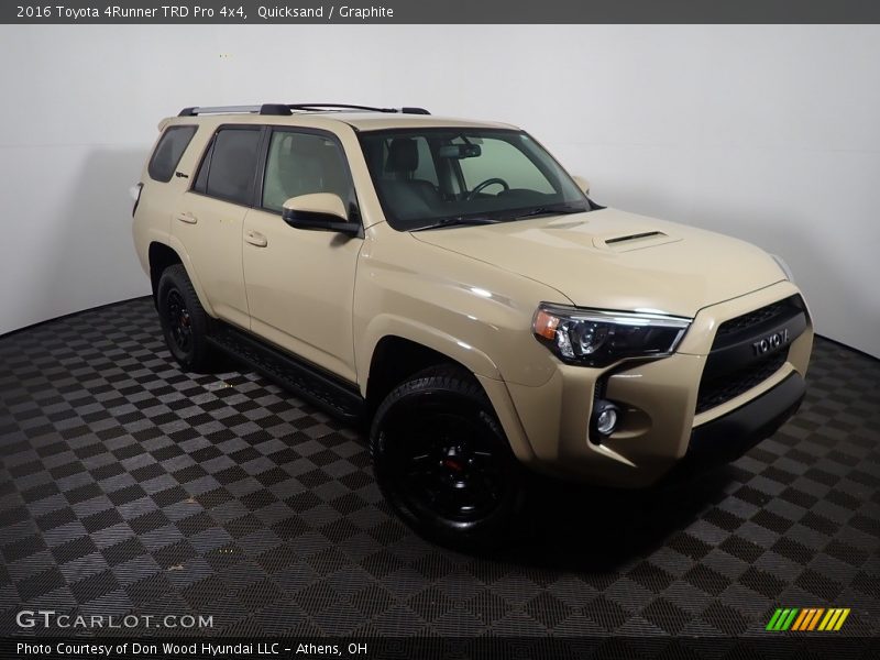 Quicksand / Graphite 2016 Toyota 4Runner TRD Pro 4x4