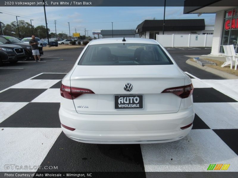 Pure White / Titan Black 2020 Volkswagen Jetta S