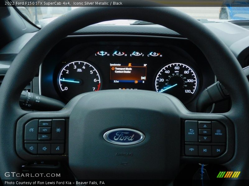 Iconic Silver Metallic / Black 2022 Ford F150 STX SuperCab 4x4