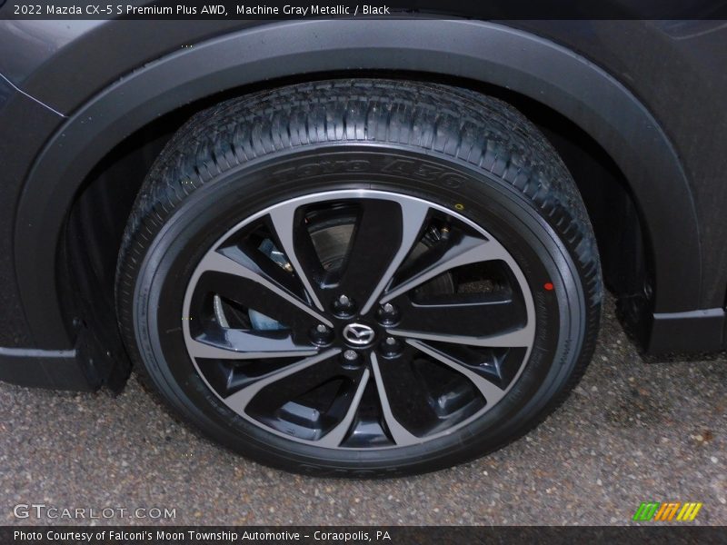 Machine Gray Metallic / Black 2022 Mazda CX-5 S Premium Plus AWD